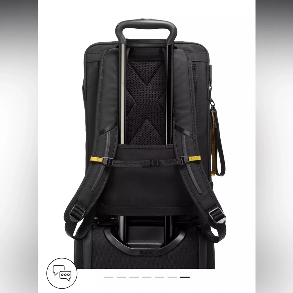 Tumi Tahoe View Splitpack Backpack Duffle Bag Artichoke Green Details